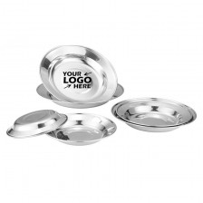 Non-Magnetic Stainless Steel Shallow Dish